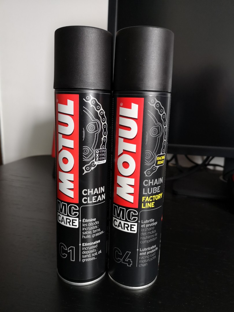 Motul MC Care Chain Clean and Chain Lube Factory Line, Motorcycles