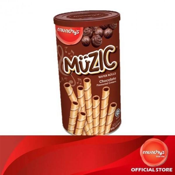 Munchy S Muzic Wafer Roll Chocolate 300g Food Drinks Packaged Snacks On Carousell