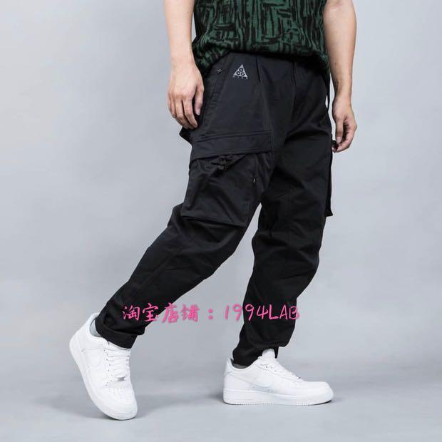 acg cargo pants black