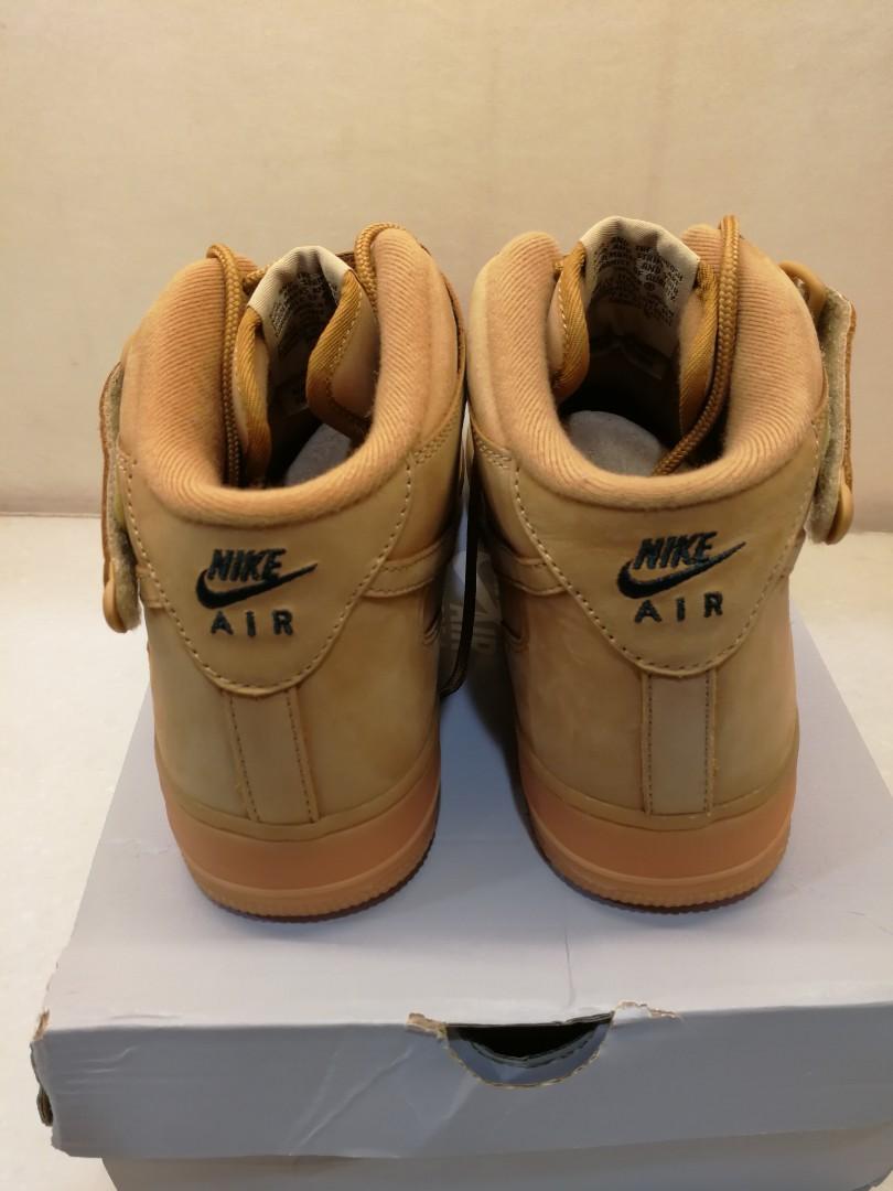 Nike air force 1 mid 07 prm qs flax hot sale