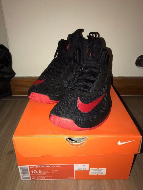 Nike Air Max Infuriate 2 Mid Basketball Shoes Sports Sports