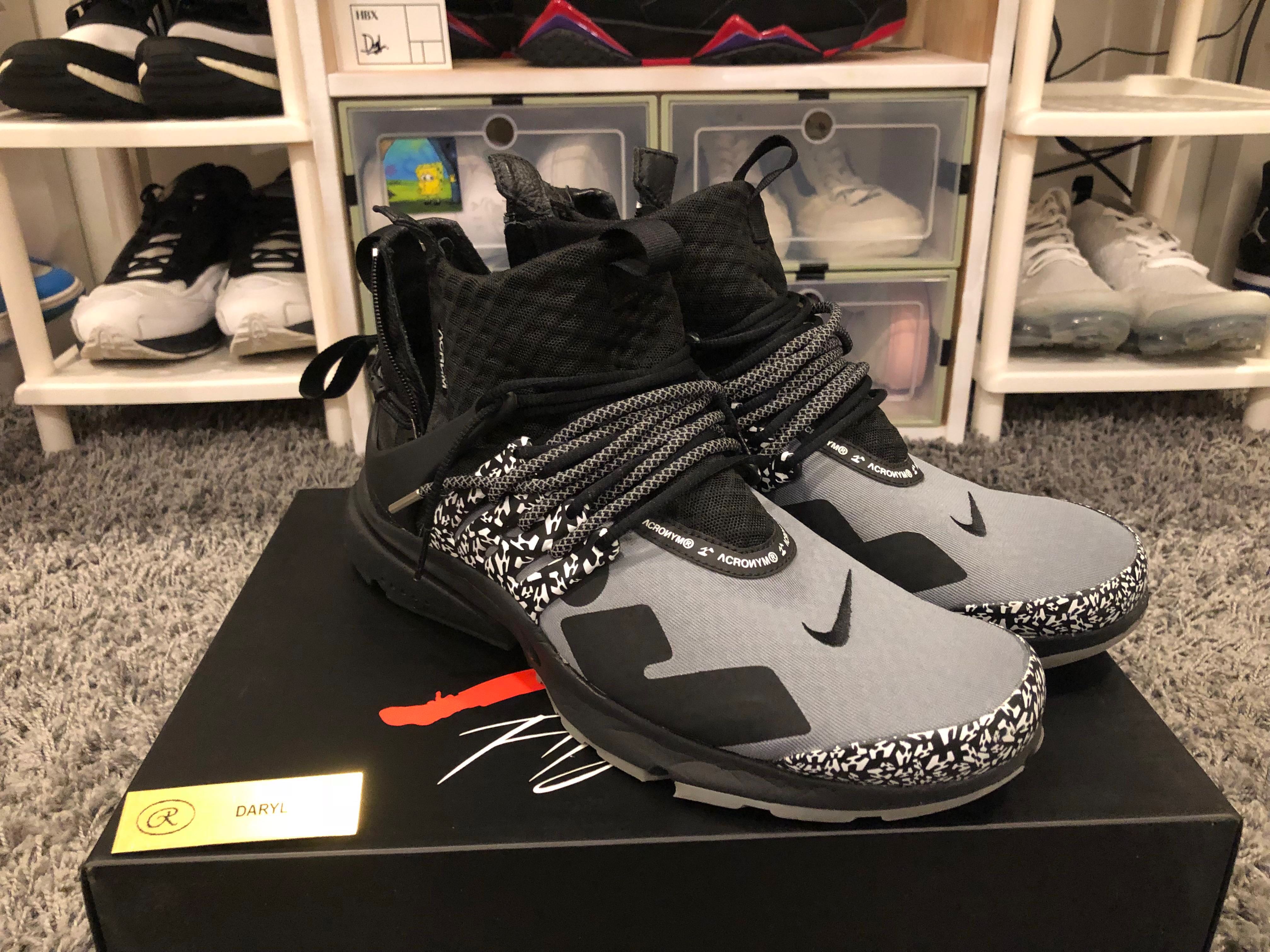 Nike x acronym presto black mid Men s Fashion Footwear Sneakers