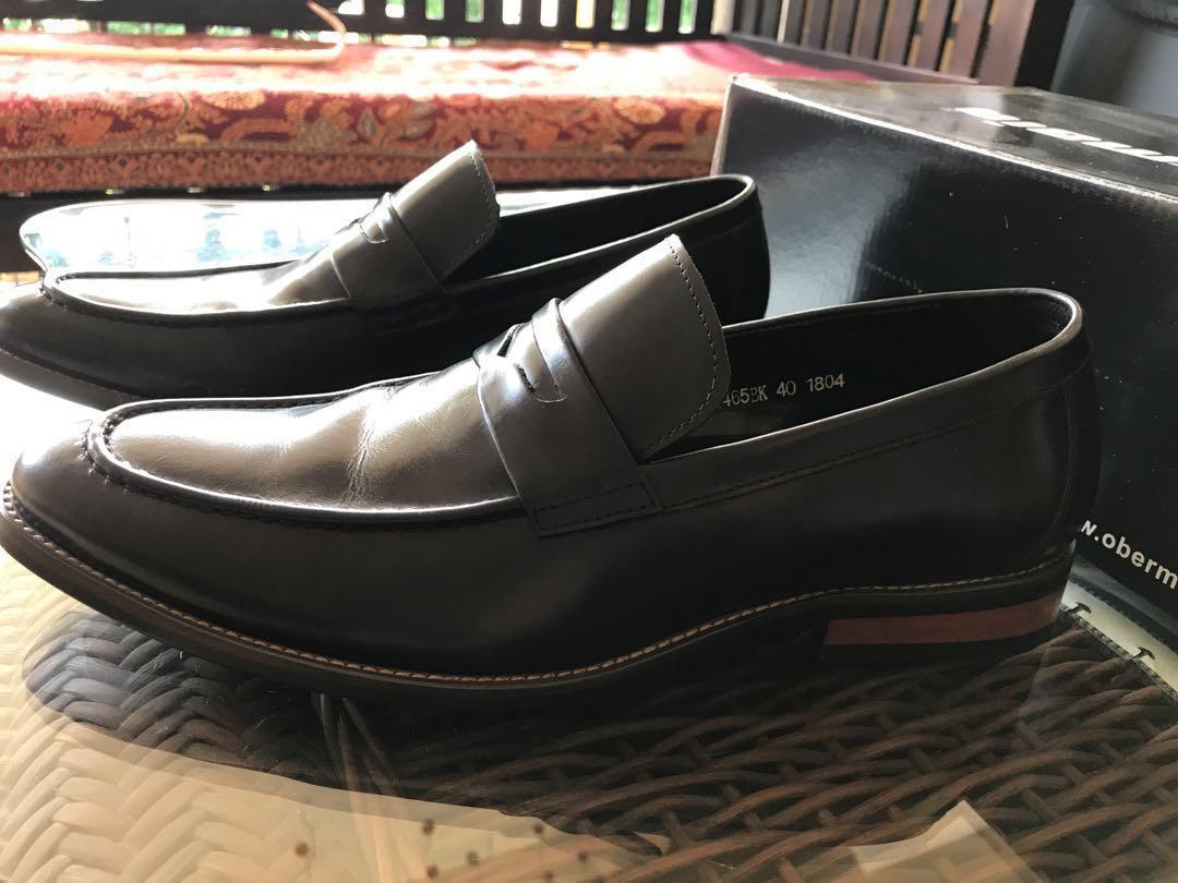 Obermain Formal/Dress Shoes Black Leather, Men's Fashion, Footwear ...