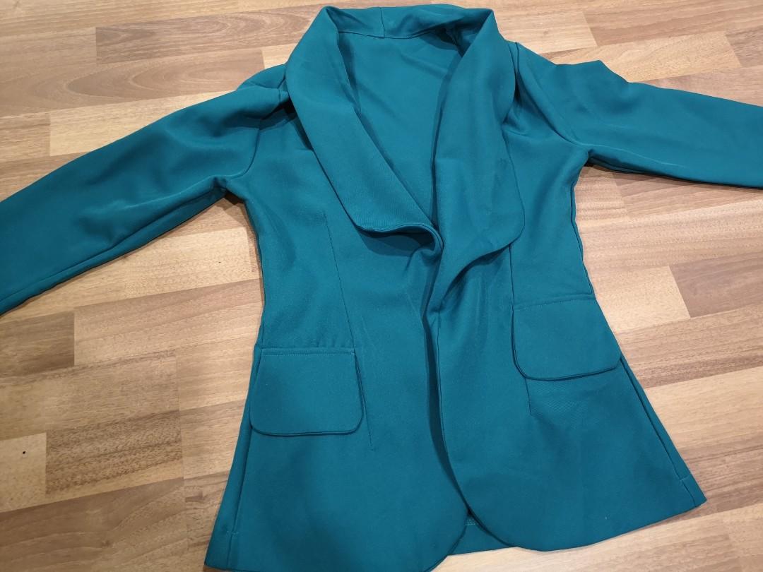 Ocean Blue Blazer Limited Colour Women s Fashion Coats Jackets