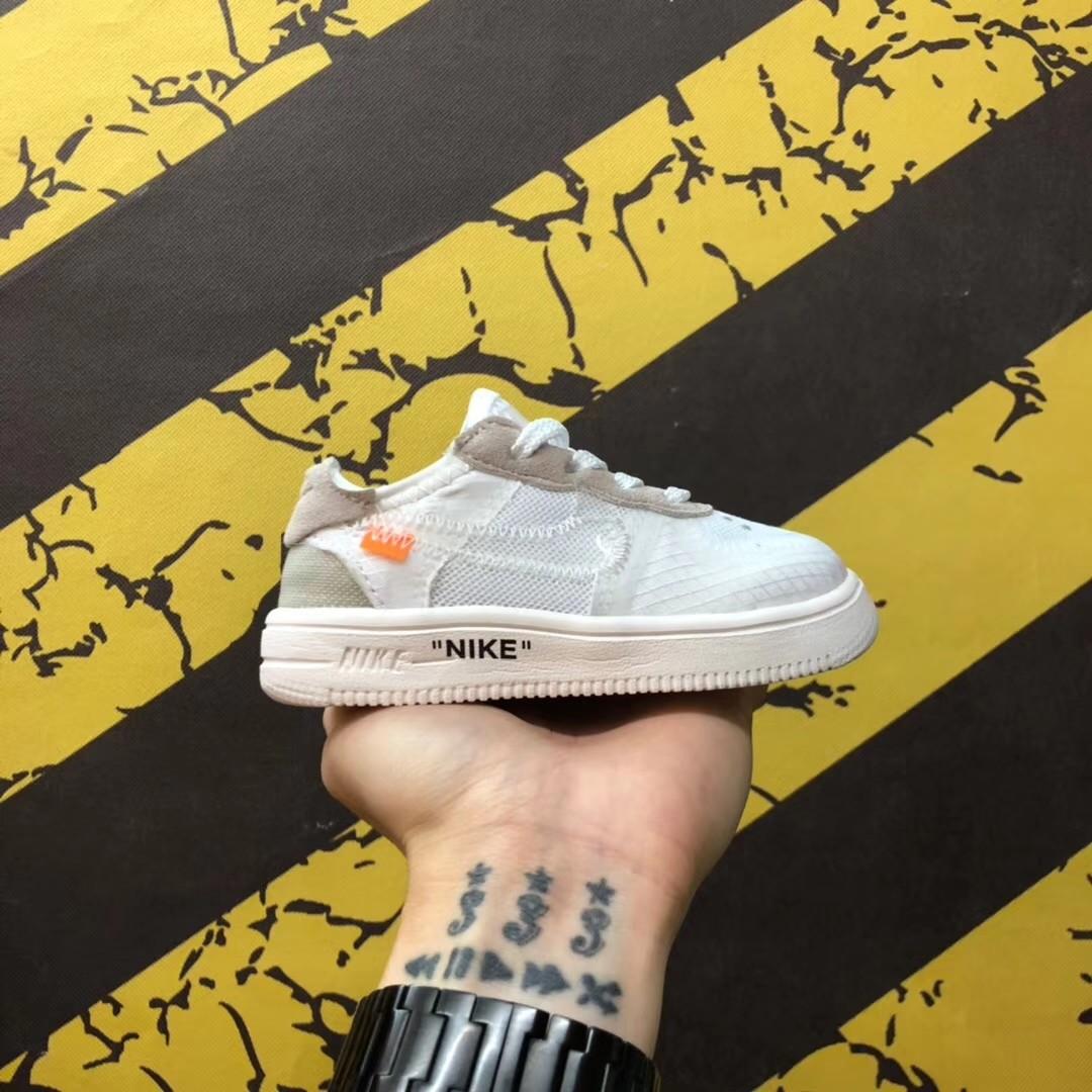 Off White x Air Force 1 Kids, Luxury 