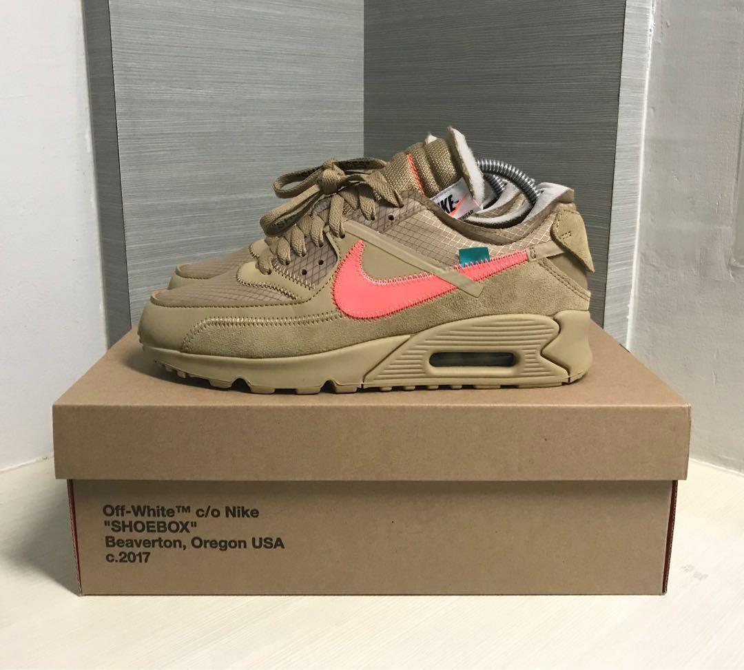 nike air max 2017 desert ore off white