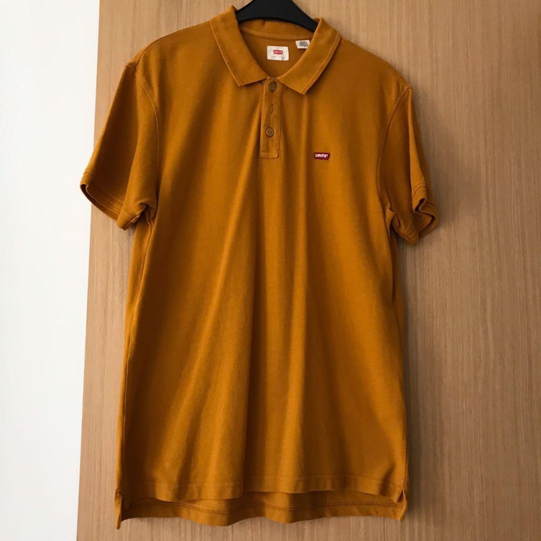 levis mustard t shirt
