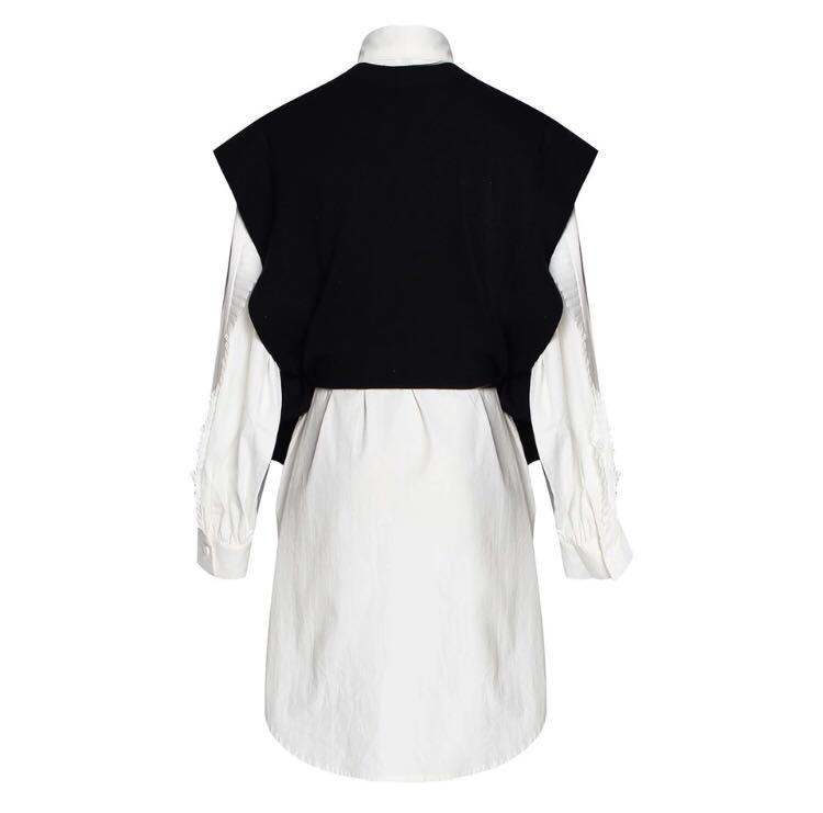 Po Korean Sweater Vest Pleated White Long Shirt Dress 2 Piece Set Women S Fashion Clothes Dresses Skirts On Carousell The sweater vest has made a storming return this season. carousell
