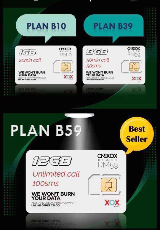 Postpaid Malaysia SIM card onexox Mobile Phones & Gadgets