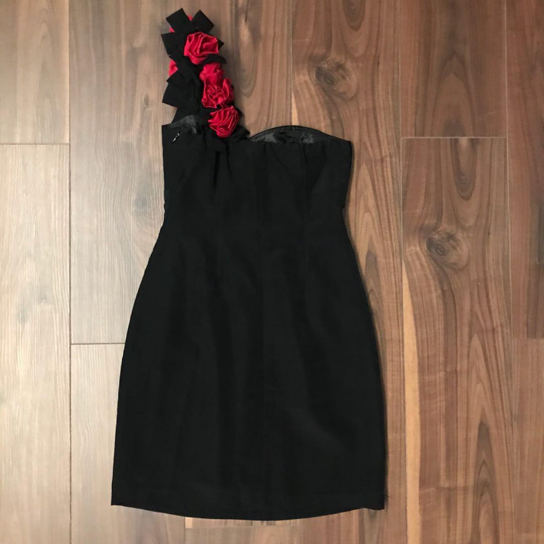 rose dinner dress