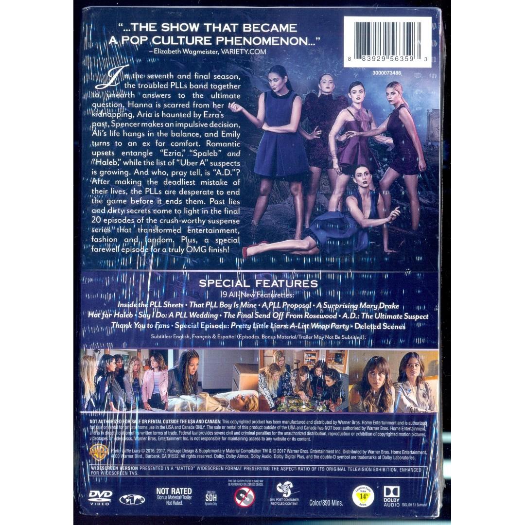 Pretty Little Liars The Seventh And Final Season [ DVD ], Hobbies ...