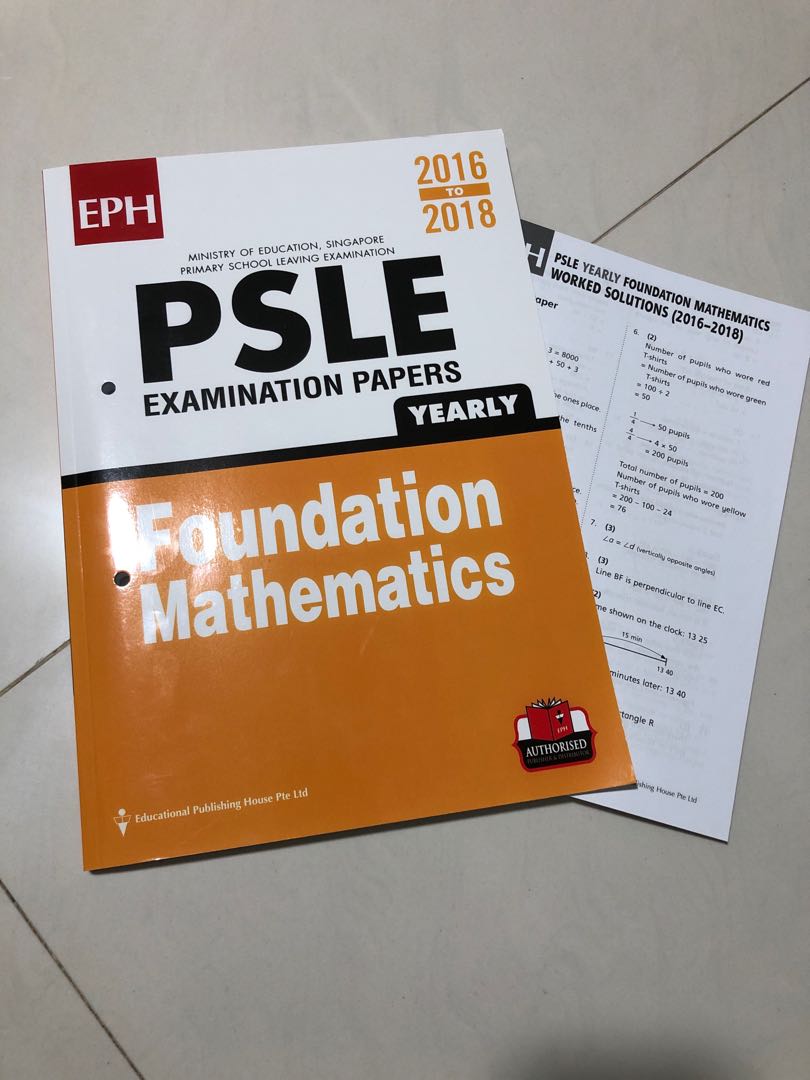 PSLE Foundation Math (Yearly), Hobbies & Toys, Books ...
