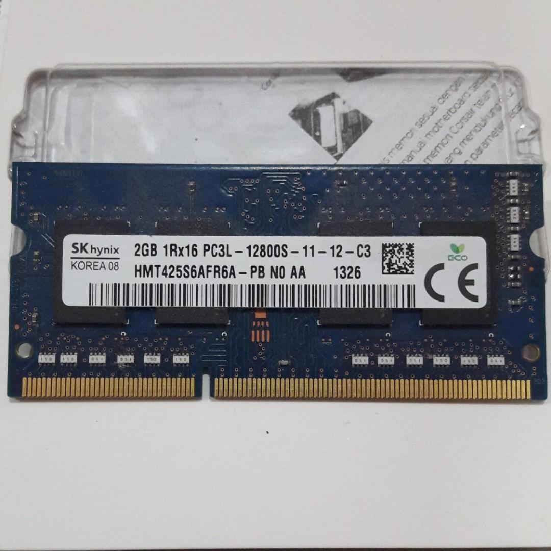 Ram Laptop 2gb Ddr3l Elektronik Bagian Komputer Aksesoris Di Carousell