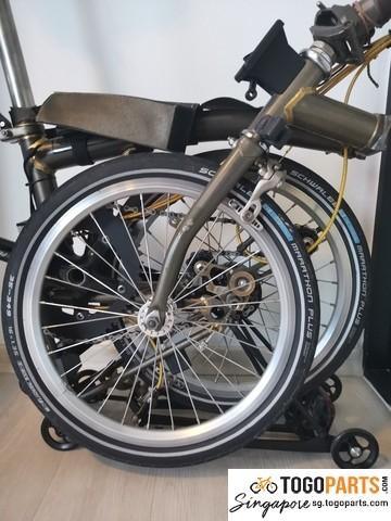 Rare Brompton 6 speed P6R Raw Lacquered Sports Equipment Bicycles Parts Bicycles on Carousell