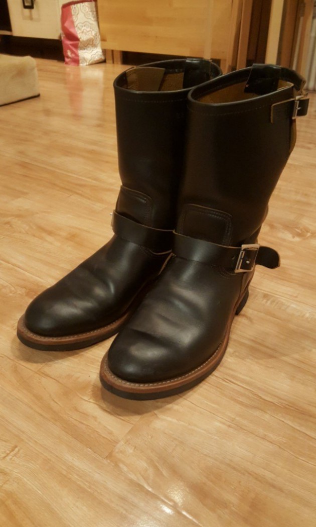 Red Wing 2966 size 9D ENGINEER BOOT BLACK KLONDIKE 2268