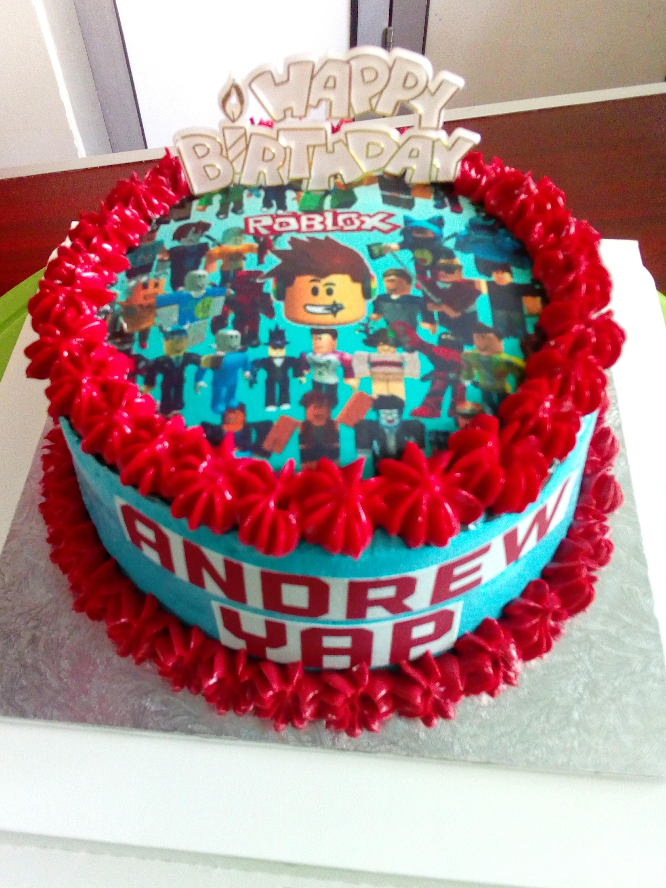 Roblox Cake 5inch Food Drinks Baked Goods On Carousell - roblox cake 5inch food drinks baked goods on carousell