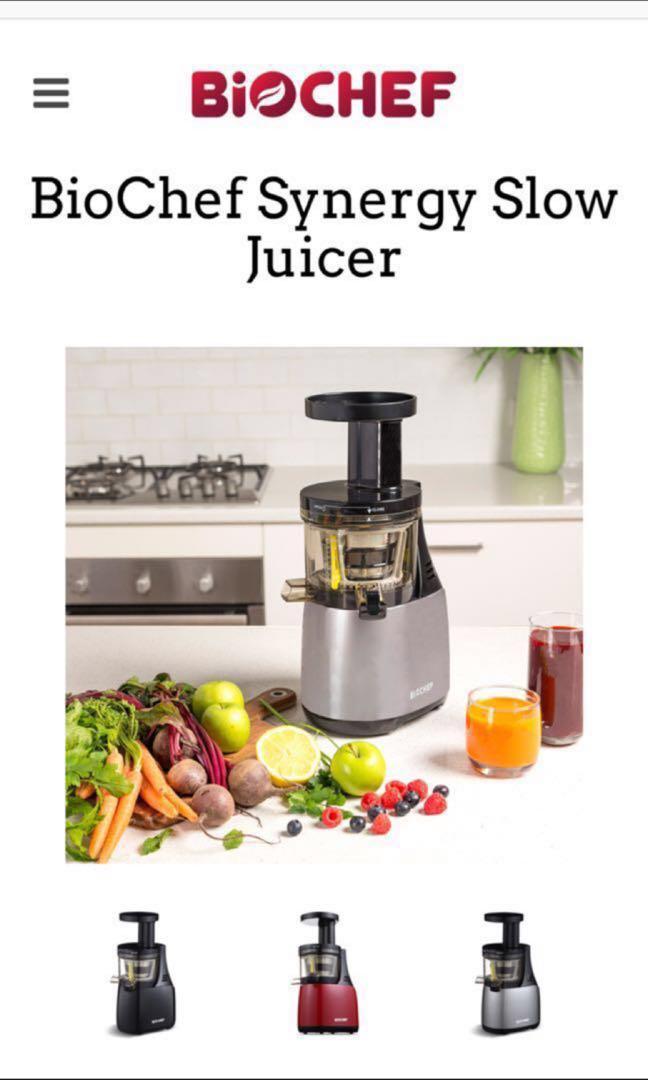 Slow juicer bio Chef TV Home Appliances Kitchen Appliances Juicers Blenders Grinders on Carousell