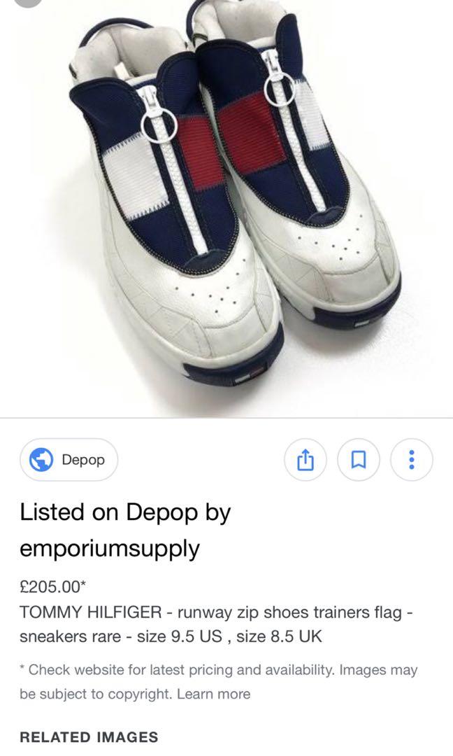 tommy hilfiger zip trainers
