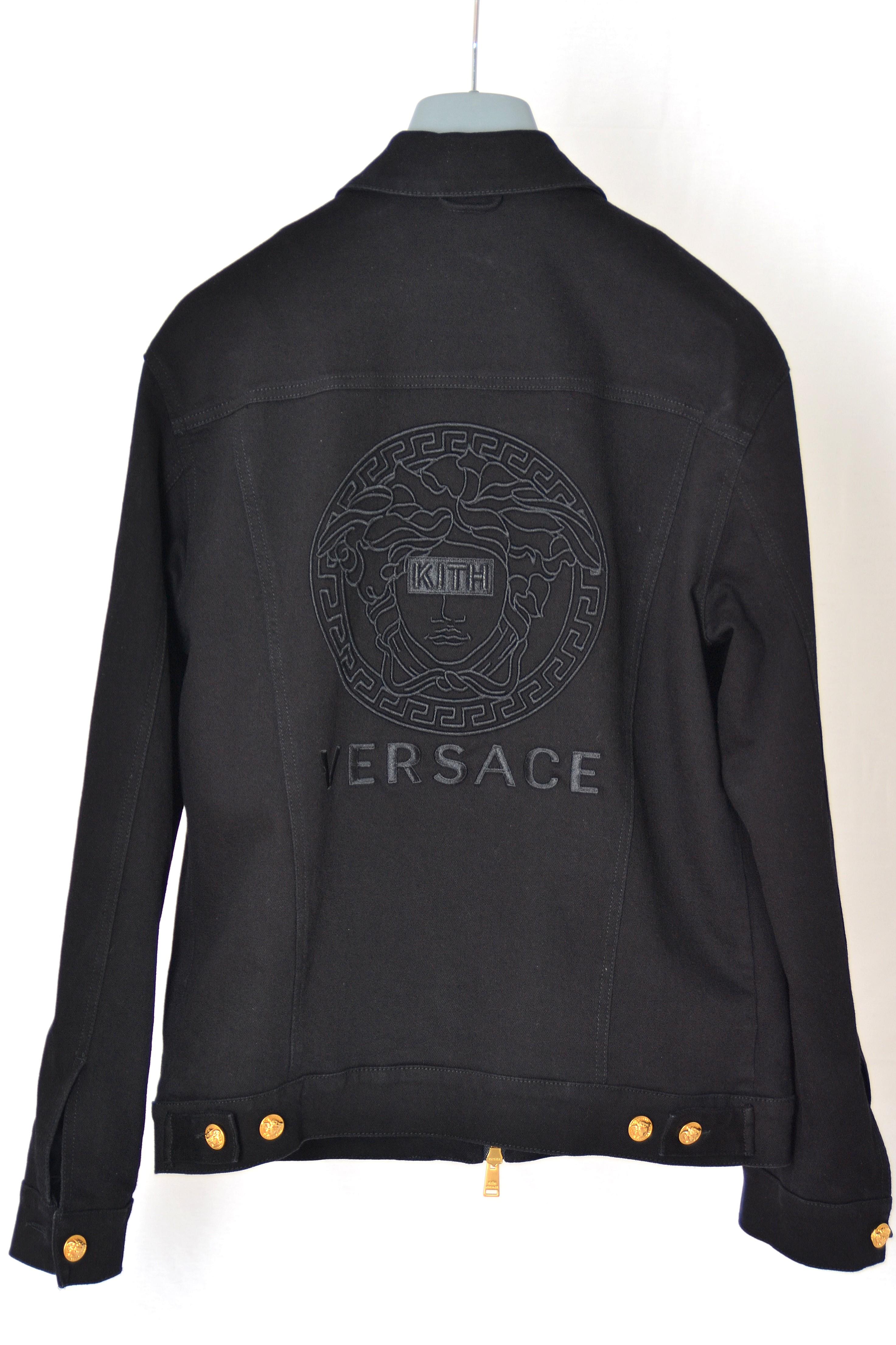 Kith versace on sale denim jacket