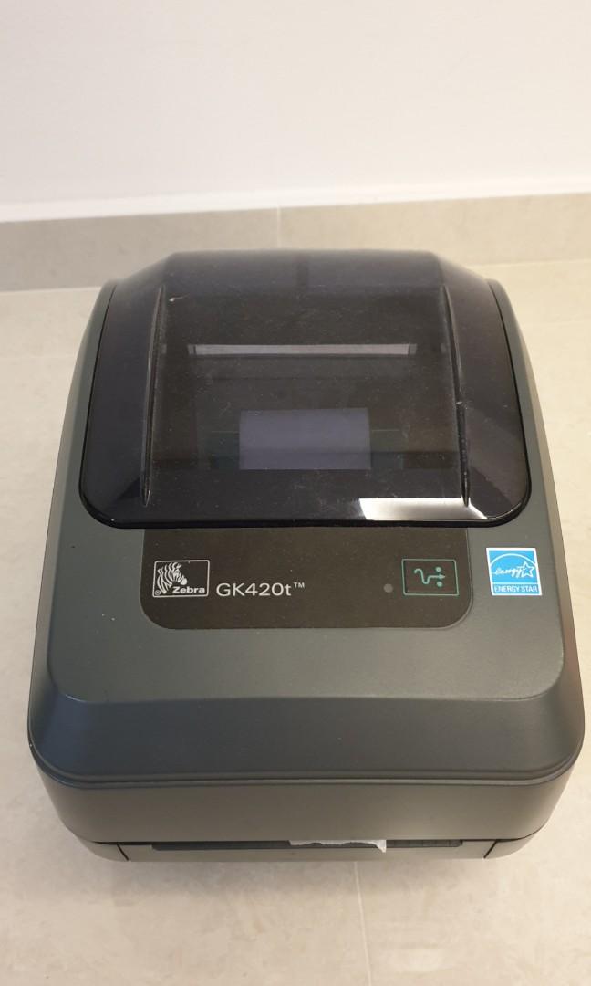 Zebra GK420T Barcode Label Printer, Computers & Tech ...