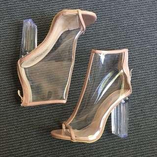 Clear boots\ PVC