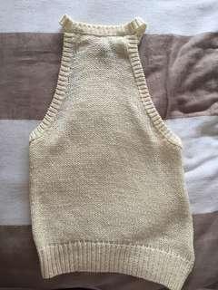 Bardot Knit Halter top