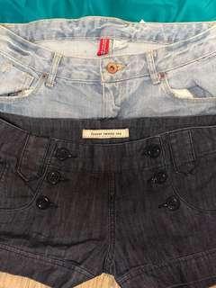 ♨️SALE!! H&M and Forever21 Denim shorts