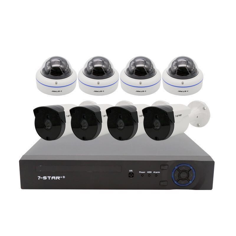 KKmoon 16CH 1080P Hybrid DVR 2TB HDD 16*720P AHD Indoor Dome Camera CCTV System