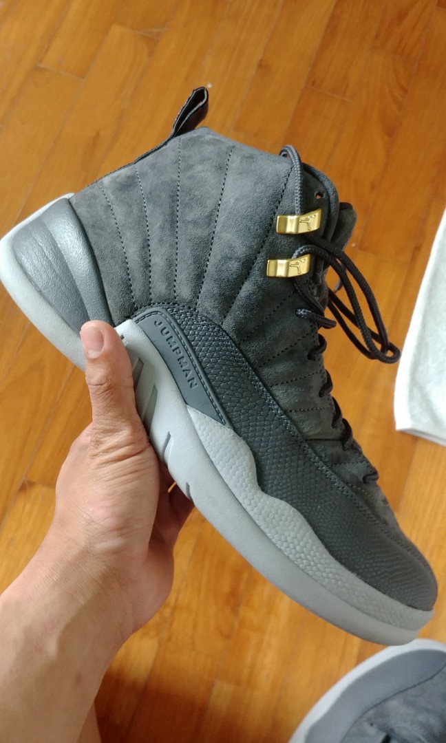 jordan 12 wolf grey high