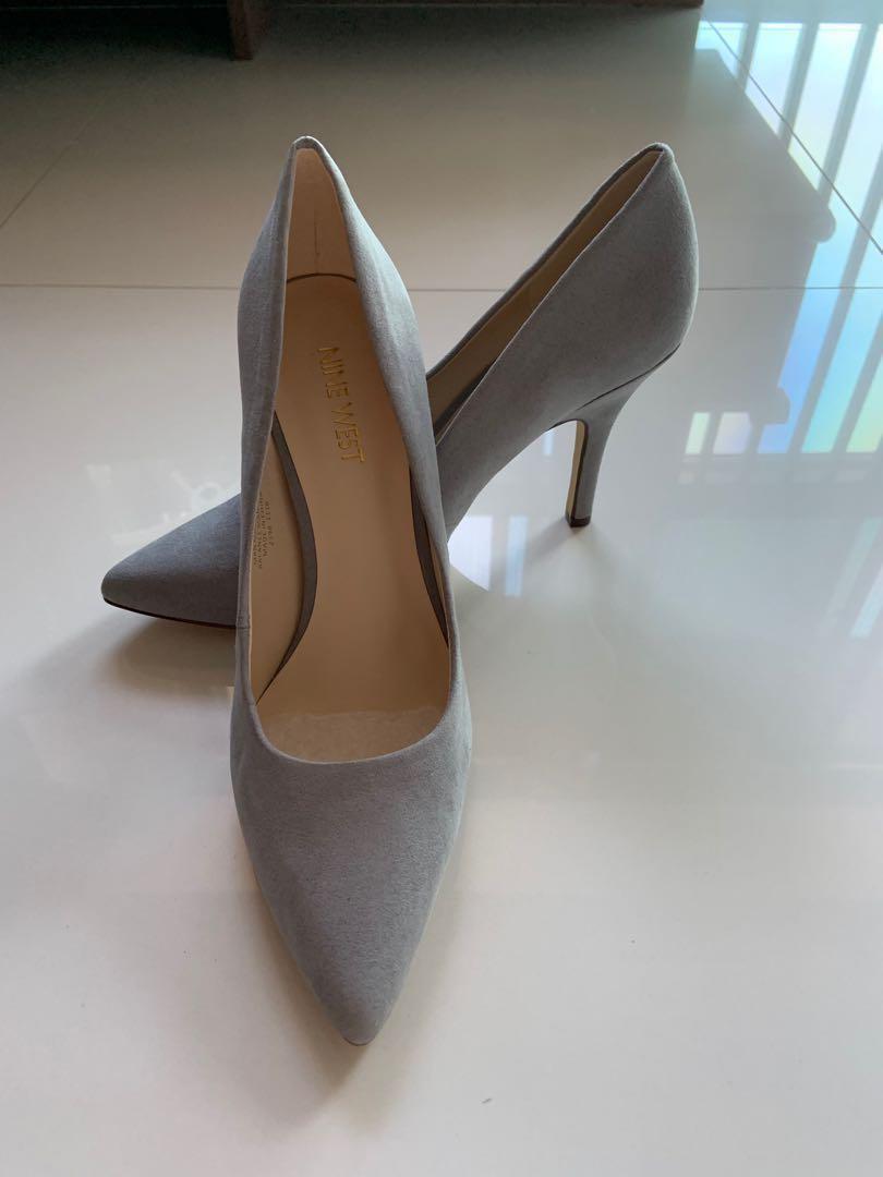 Aldo grey heels sale