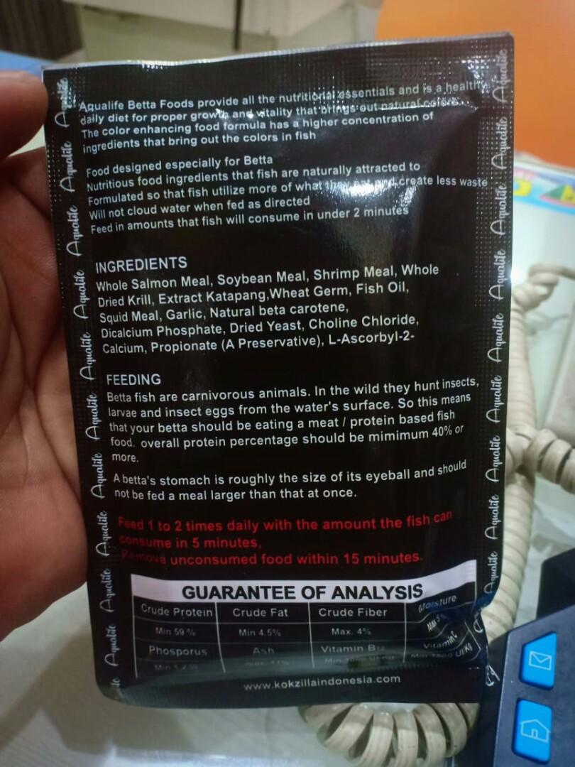 Aqualite betta food discount