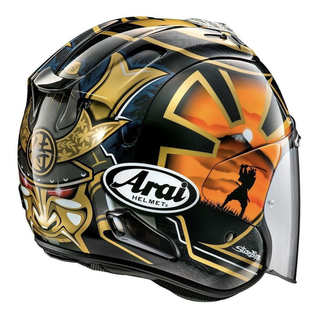 Arai pedrosa samurai gold clearance