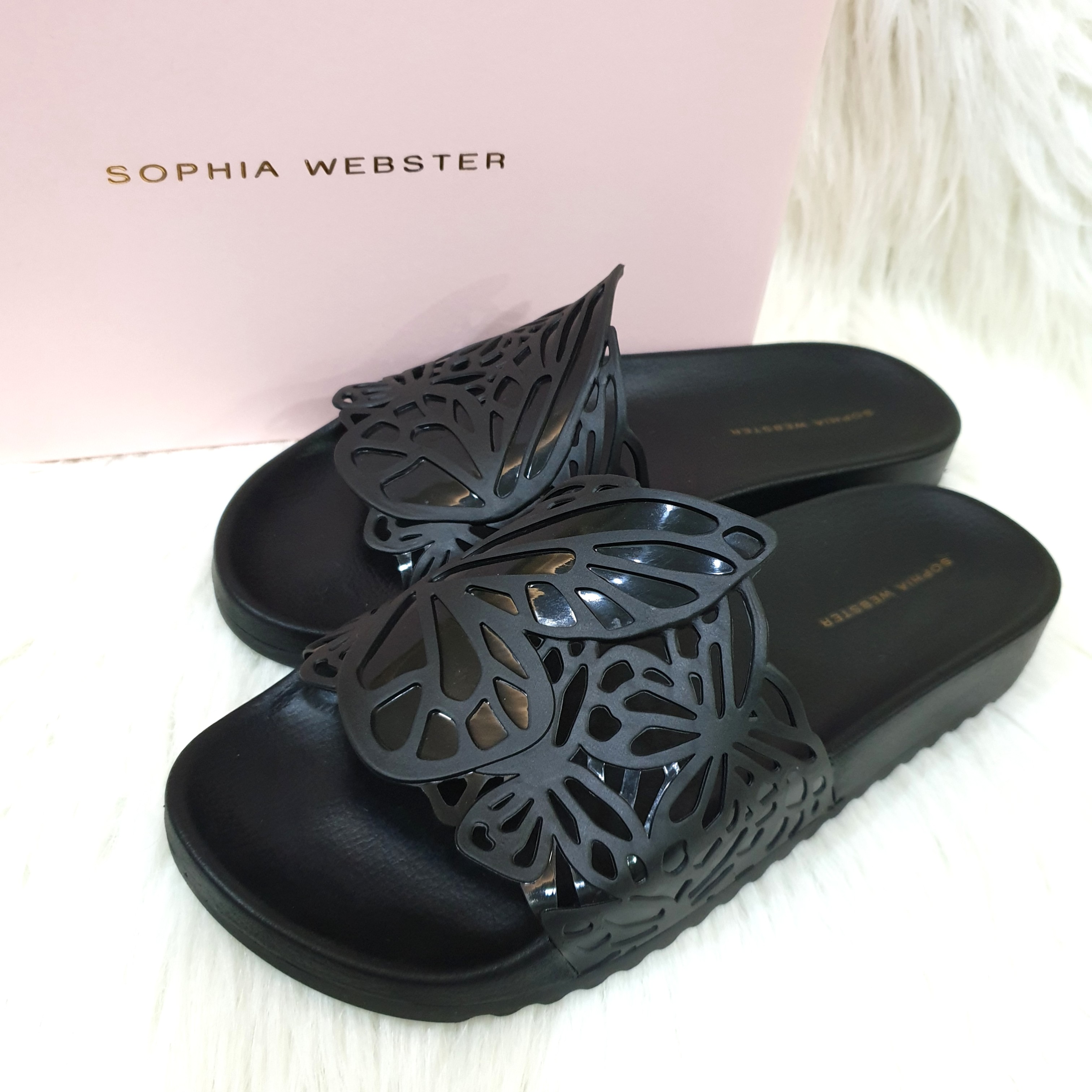 Authentic Sophia Webster Lia Butterfly Slide