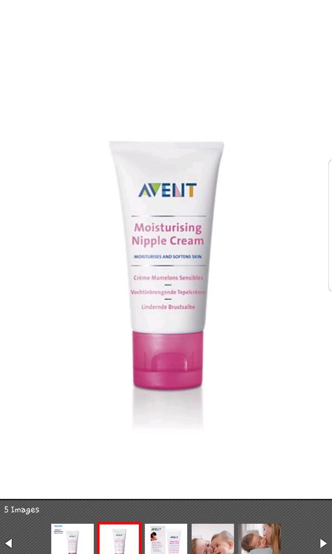 Moisturising nipple deals cream avent