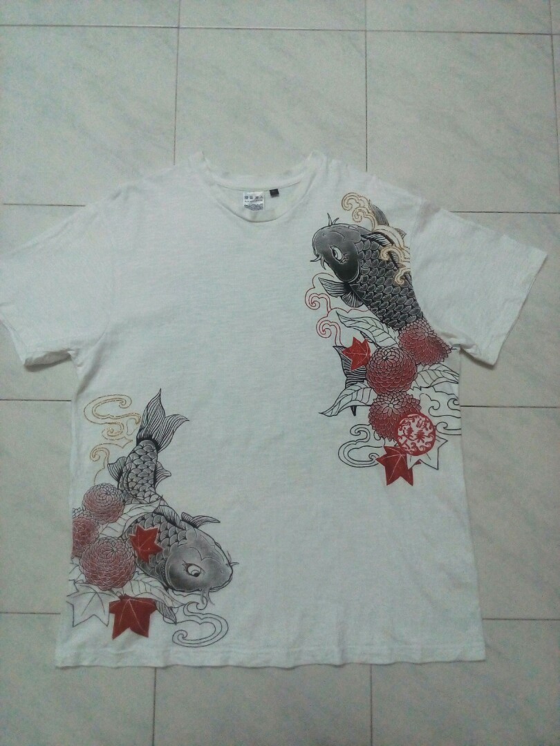 Baju Ikan Koi Bundle Item Men S Fashion Clothes Tops On Carousell