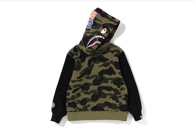 bape shark hoodie kids