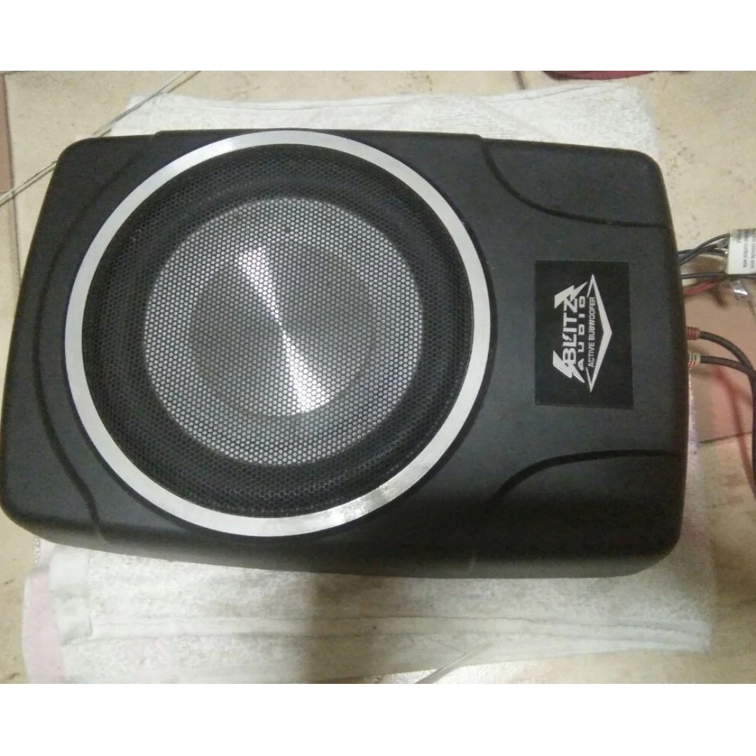 Blitz Underseat Subwoofer for Sale Car Accessories Electronics