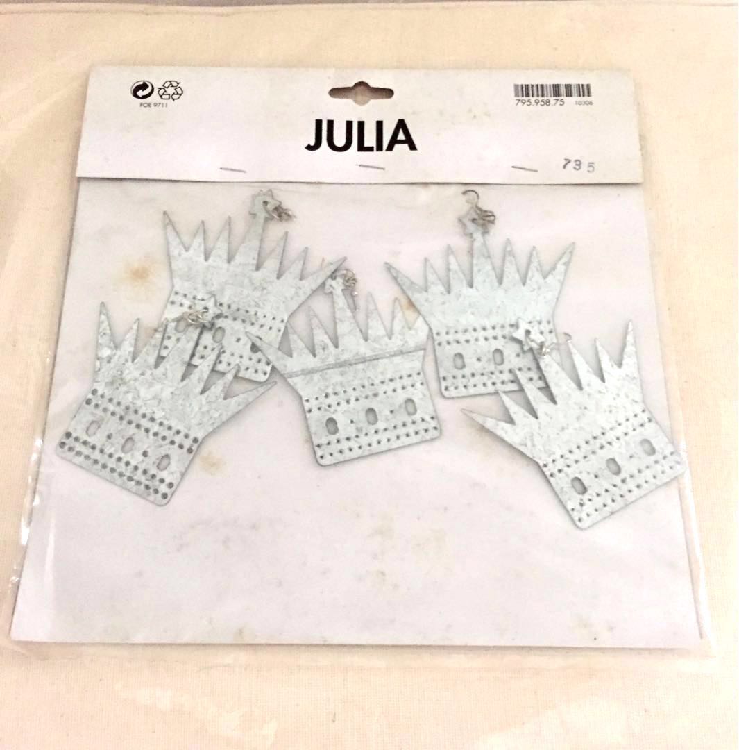 Bnip Vintage Ikea Crown Decor For Curtain Christmas Tree