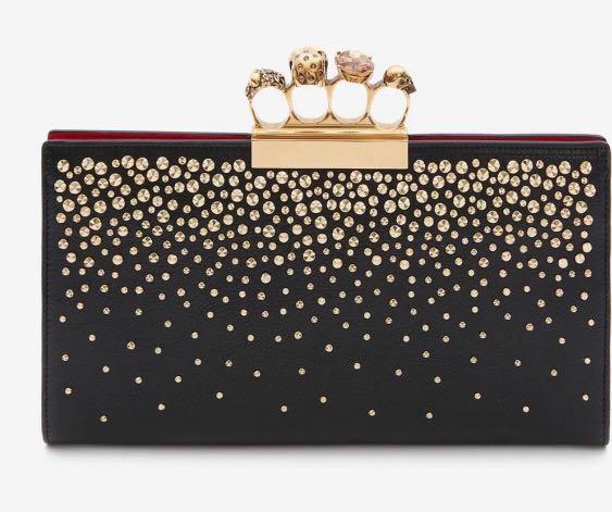 Alexander mcqueen 4 ring outlet clutch