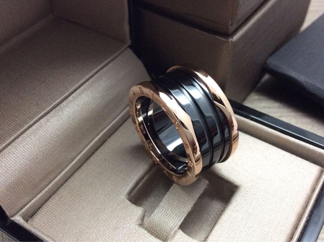 Bvlgari B.Zero Ceramic Ring, Luxury 
