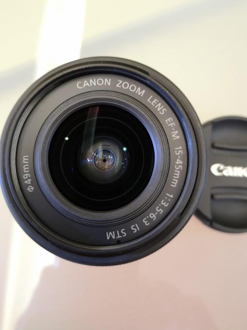 Canon Ef M 15 45mm F 3 5 6 3 Is Stm Kit Lens Photography Lenses On Carousell