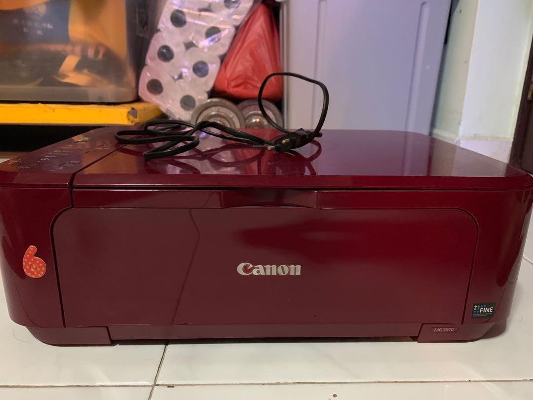 Canon Pixma MG3570, Computers & Tech, Printers, Scanners & Copiers on  Carousell