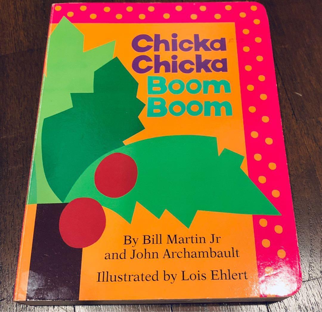 Chicka Chicka Boom Boom Hardboard Book Books Stationery