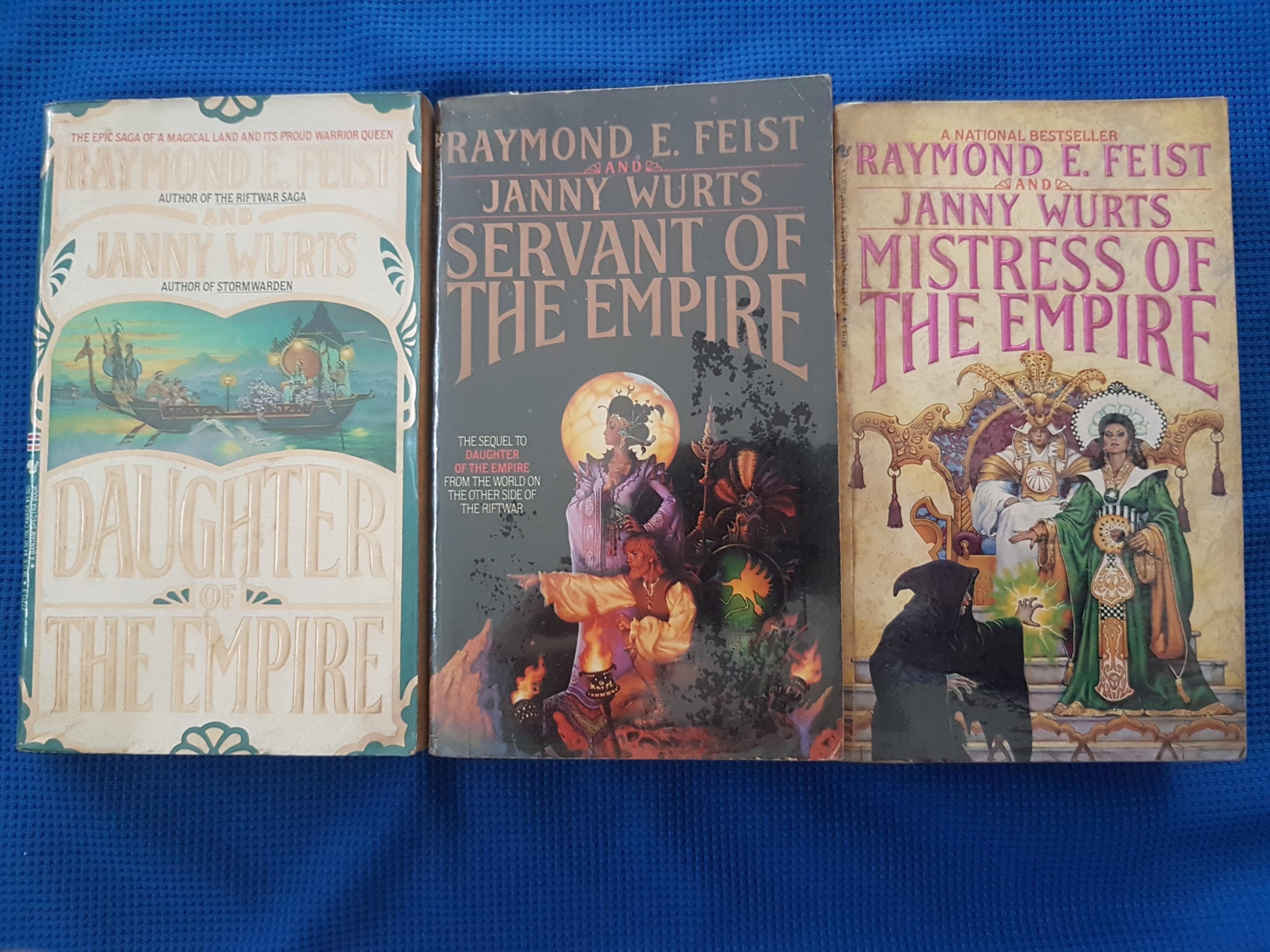 Complete set of Daughter/Servant/Mistress of the Empire Trilogy by Raymond E. Feist & Janny