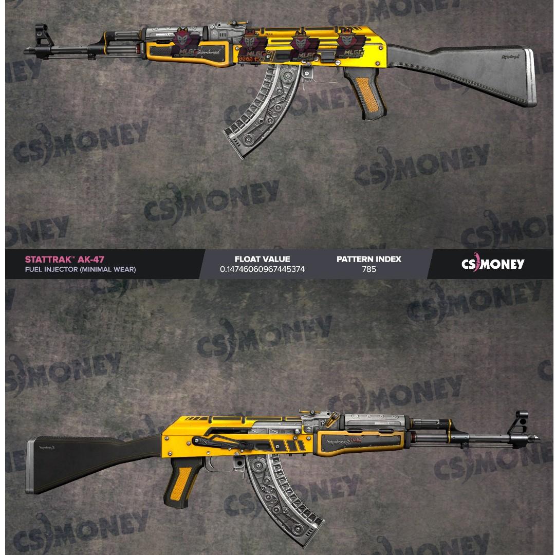 Ak 47 Fuel Injector Minimal Wear Csgo St Mw Ak Fuel Injector Toys Games Video Gaming In Game