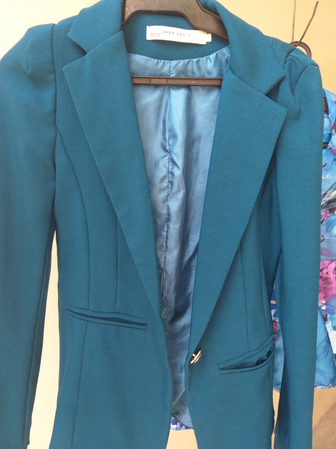 Dark Cyan Blazer Women s Fashion Coats Jackets and Outerwear on