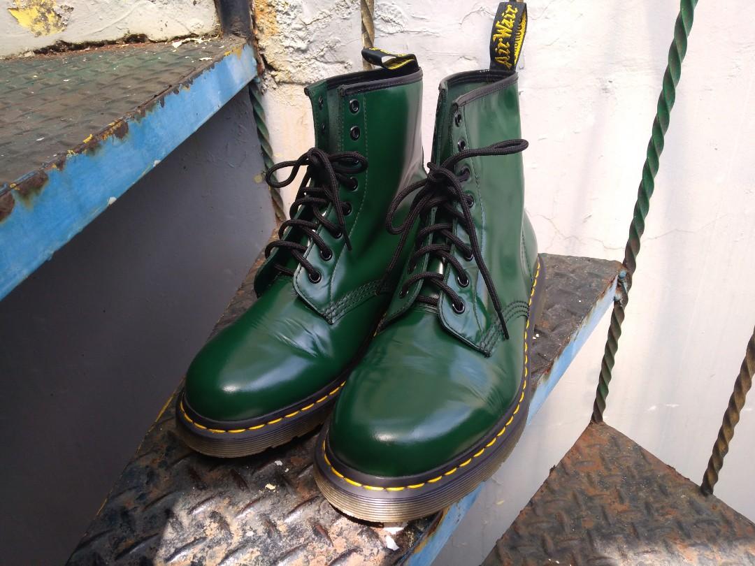 forest green dr martens