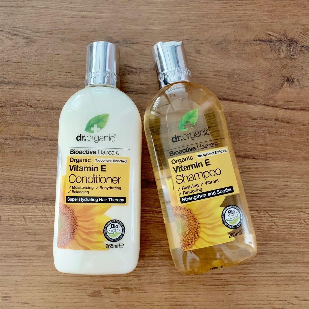 Dr Organic Vitamin E Shampoo And Conditioner Health Beauty Hair Care On Carousell