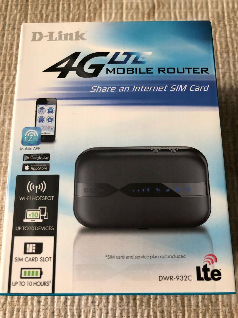 DWR-932C 4G/LTE Mobile Router, Computers & Tech, Parts & Accessories ...