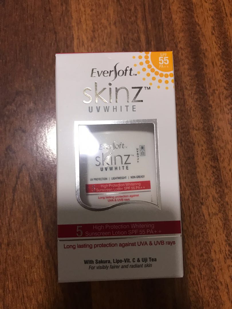 Eversoft Skinz Uv White Health Beauty Face Skin Care On Carousell